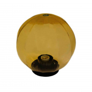 НТУ 11-60-253 Уличный светильник-шар с основанием, 250мм, рассеиватель ПММА, грани золотистый