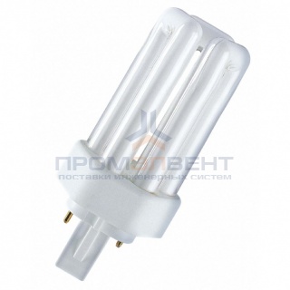 Лампа Osram Dulux T Plus 18W/41-827 GX24d-2 теплая
