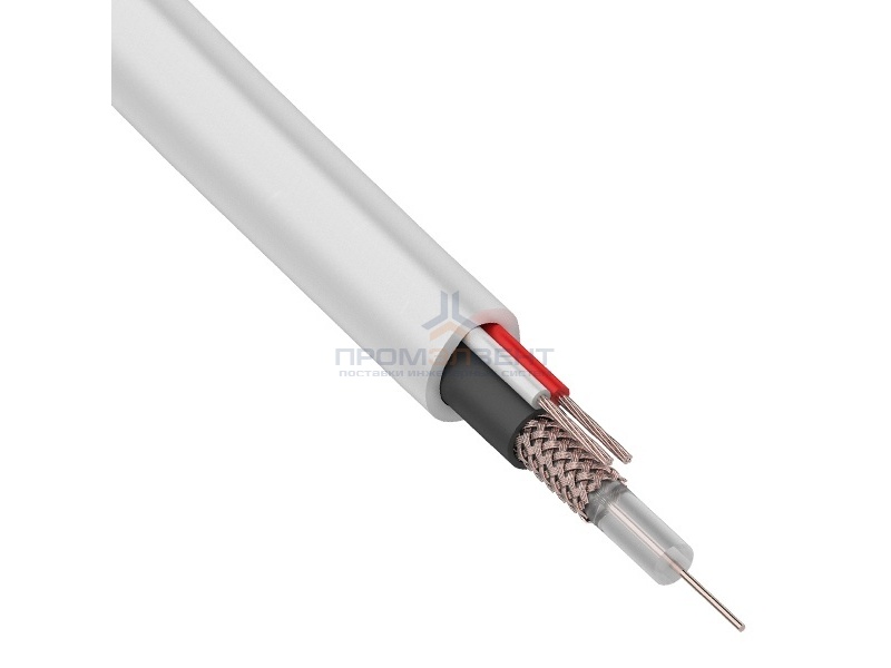 Кабель видеонаблюдения КВК-В 2х0,75мм  [бухта 200м]