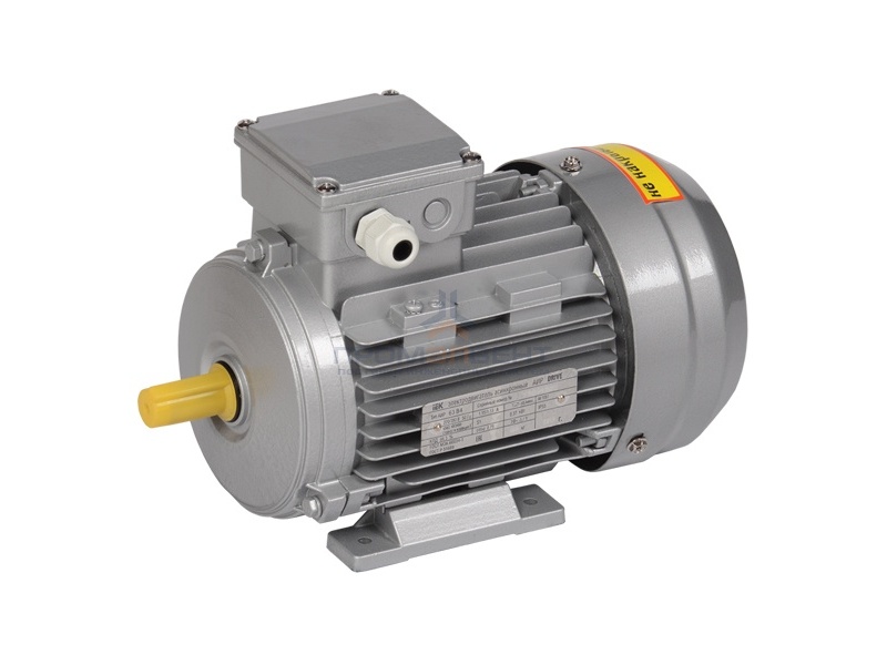 Электродвигатель асинхронный 3ф. АИР 63A2 380В 0,37кВт 3000об/мин (лапы) 1081 DRIVE IEK