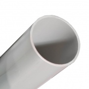 Труба ПВХ жёсткая гладкая DKC д.50мм, лёгкая, цвет серый [3м/шт, уп.15м]