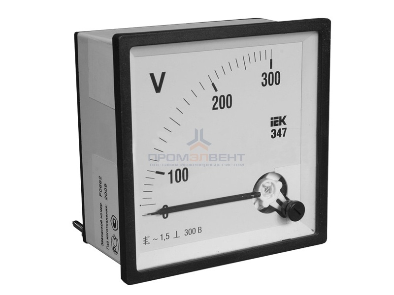 Вольтметр Э47 300В кл. точн. 1,5 96х96мм